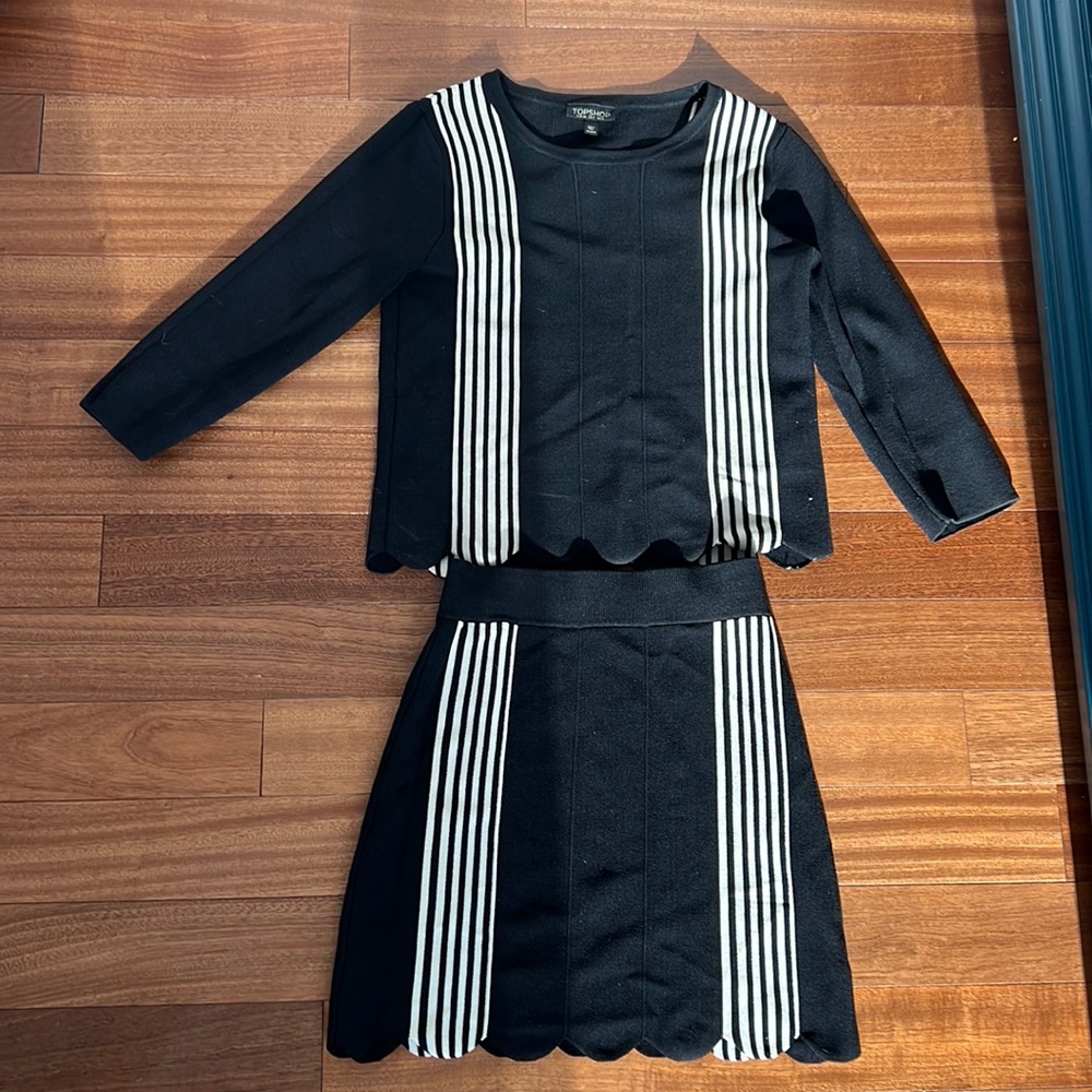 Topshop jersey stretchy fabric, bundle too and skirt